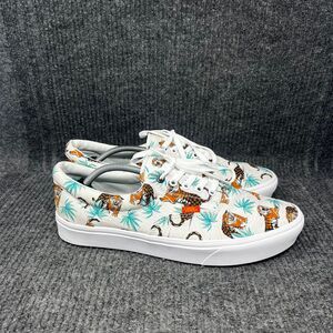 NEW VANS Discovery Project Cat Comfycush ERA Tiger Palm Leaf Print Shoes Mens 13